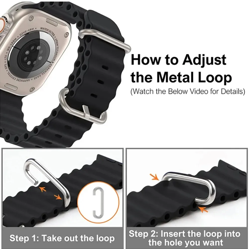 Ocean Silicone Strap