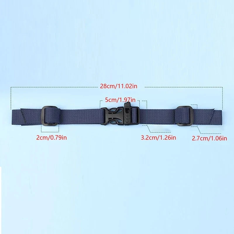 Backpack Chest Bag Strap Harness Adjustable Shoulder For Outdoor Camping...