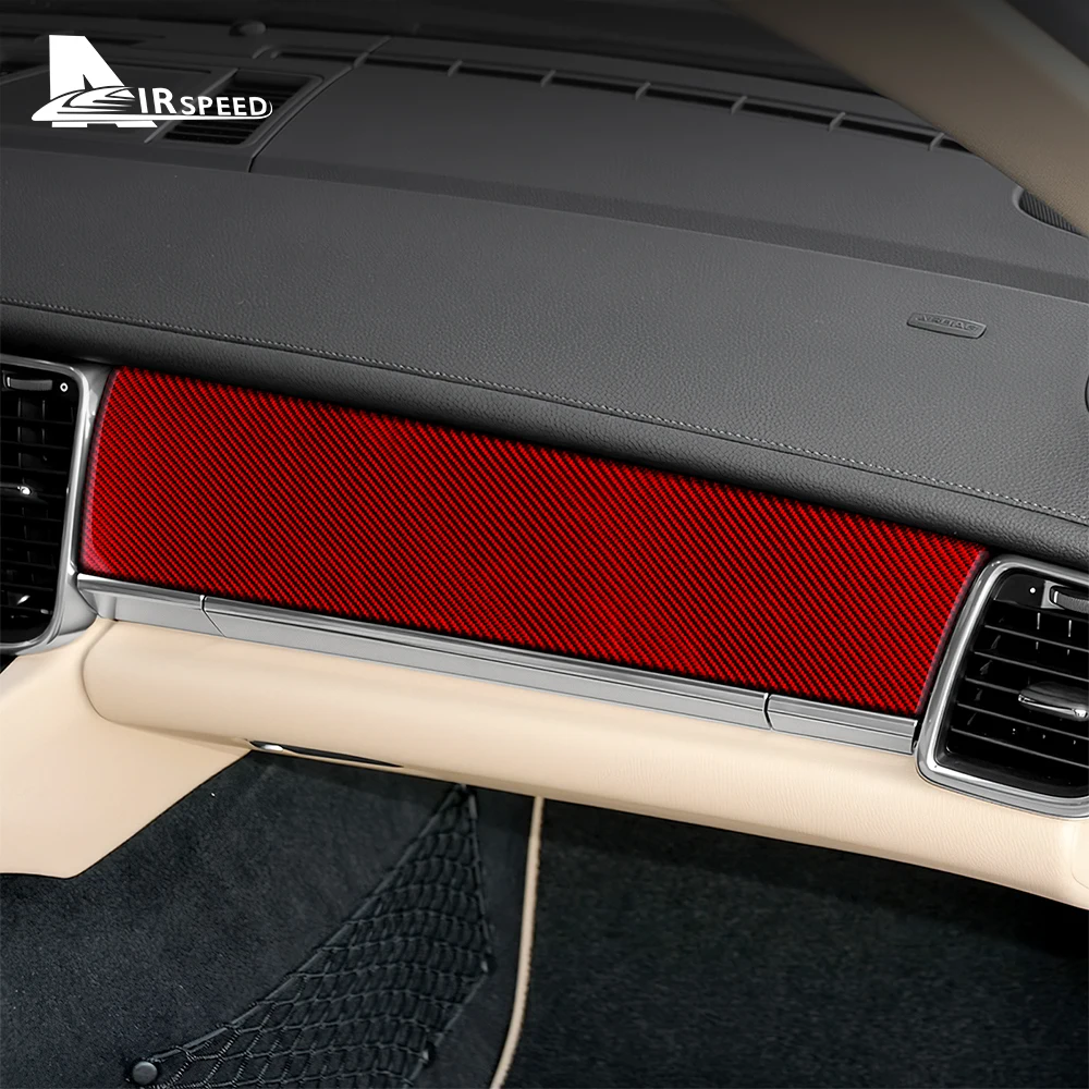 Garnitures De Montants De Portière Porsche Panamera 2010-2016 - 4 Pièces, Plastique, Style Fibre De Carbone