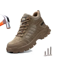 Work Safety Boots Men Winter Steel Toe Shoes Anti-smashing Anti-piercing Industrial Protective Work Safety Shoes