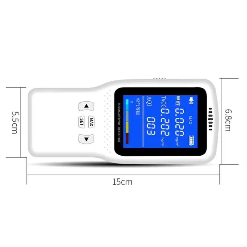 F26C Air Quality Monitor Upgraded Tester for Formaldehyde TVOC AQI Multifunctional Air Gas Detector