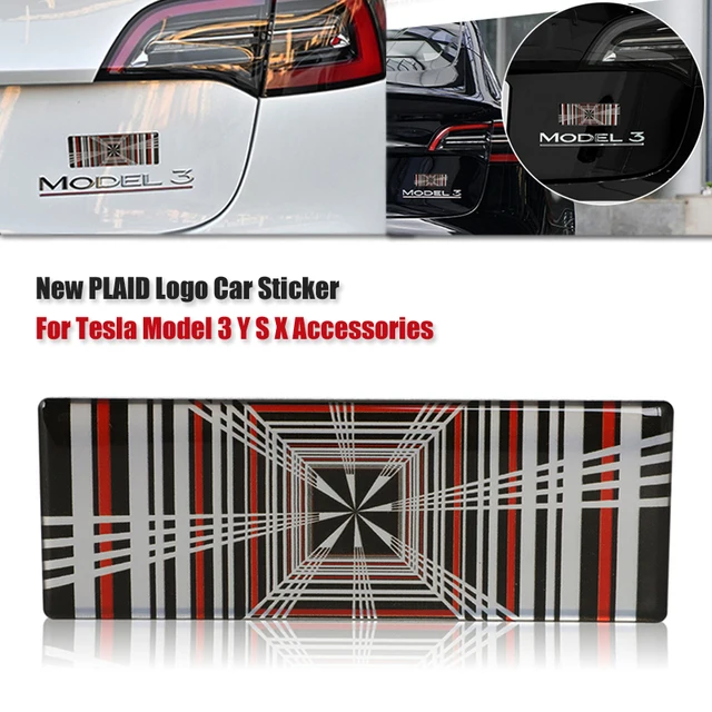 Tail Logo for Tesla Model 3 Y S X DUAL MOTOR Letters Emblem 3D Auto Styling  Fender Badge Emblems Model3 Decoration Accessories - AliExpress