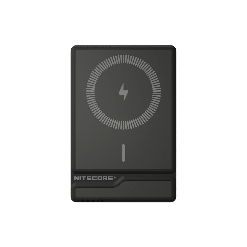 NITECORE 휴대용 마그네틱 무선 모바일 보조배터리, 탄소 섬유, NW5000, 5000mAh, QC3.0, QC2.0, 20W 고속 충전