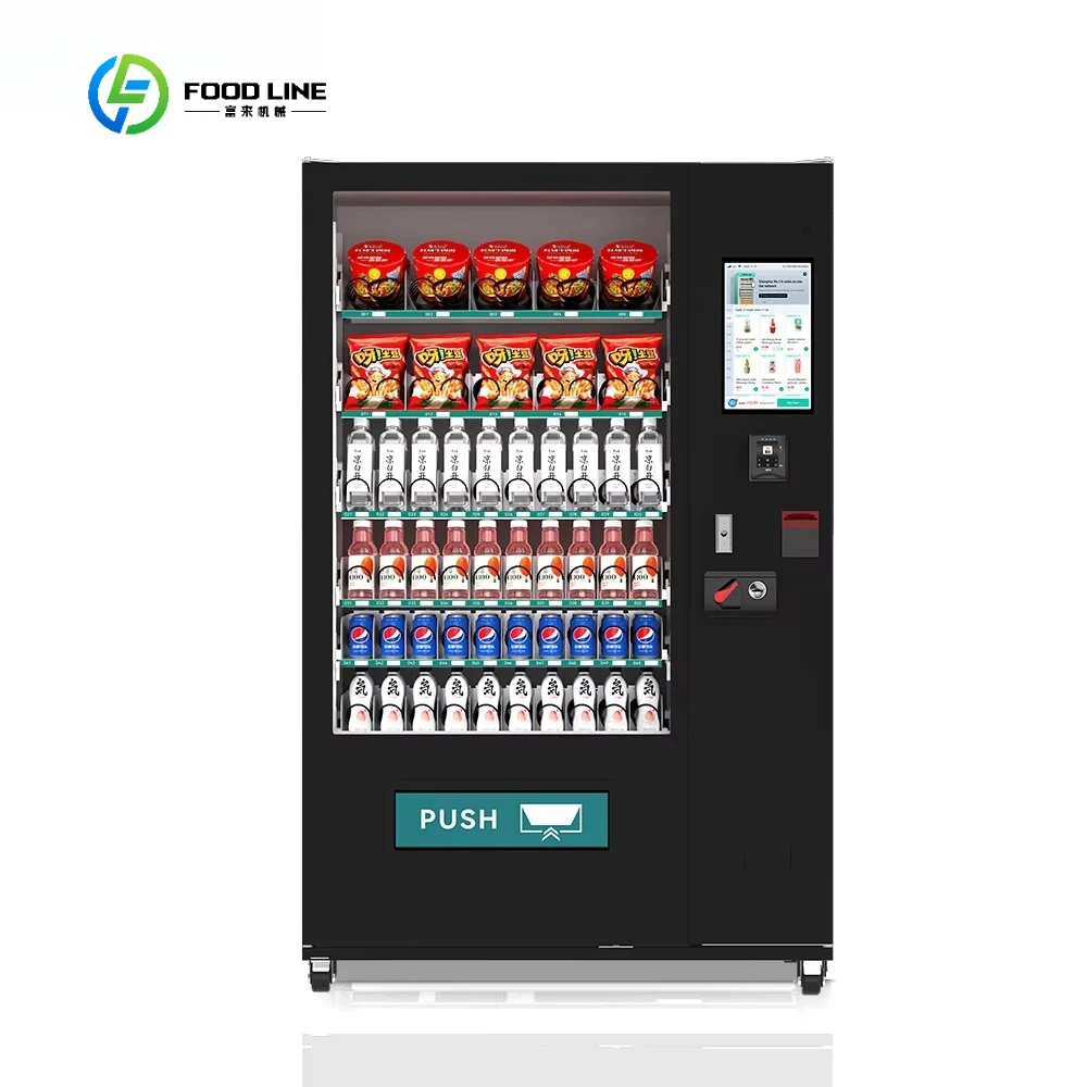 Coin Operated Machine Example High Quality Coin Operated Vending Machine for Drinks & Snack Retail ...