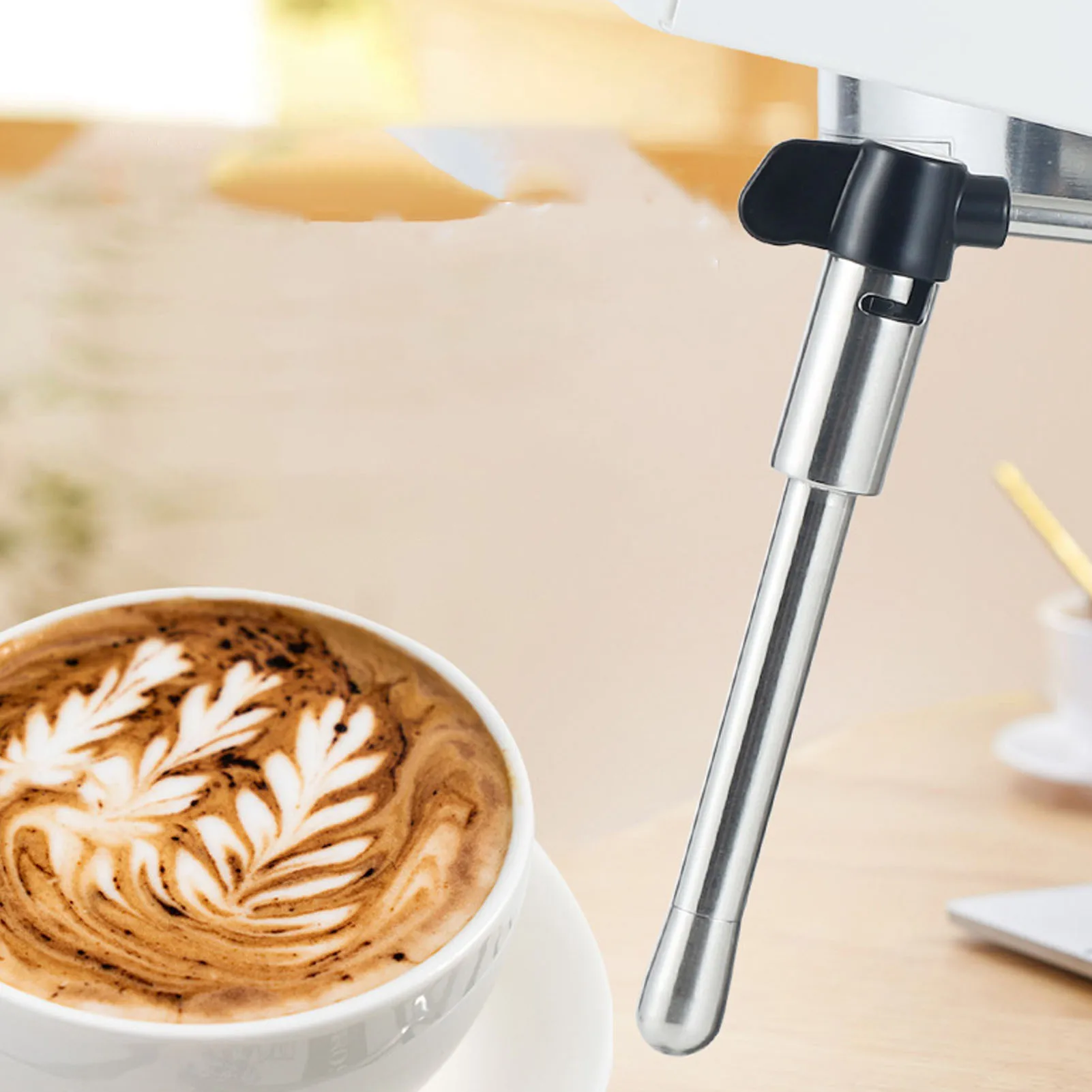 Coffee Machine Steam Wand Coffee Machine Steam Wand Stainless Steel Coffee Maker Steam Spout Nozzle Tip Replacement for EC685