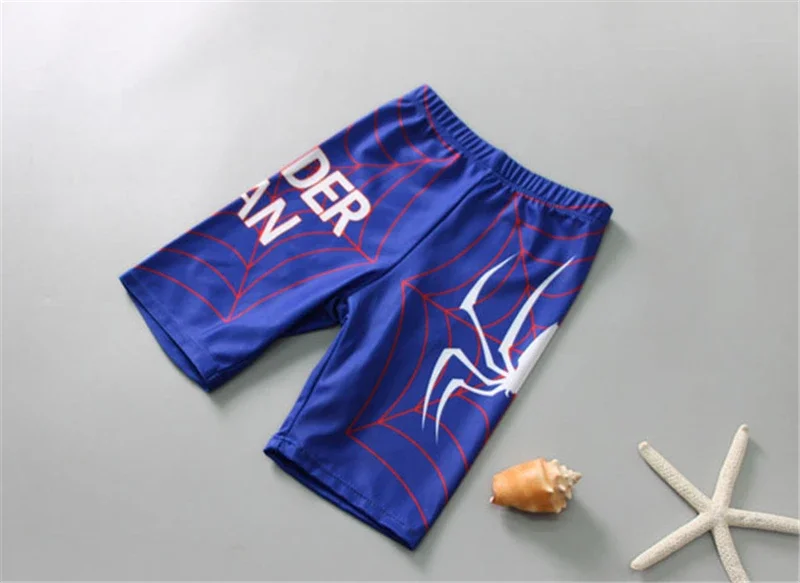 Boy Two Pieces Suit Swimwear 2-9 Year Children Short Sleeve Swimsuit Kid Cool Cartoon Beachwear Baby Bathing Suit 5