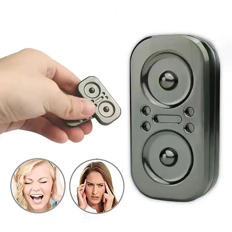 Magnetic Metal Owl Fidget Slider Toy - Stress Relief Hand Spinner