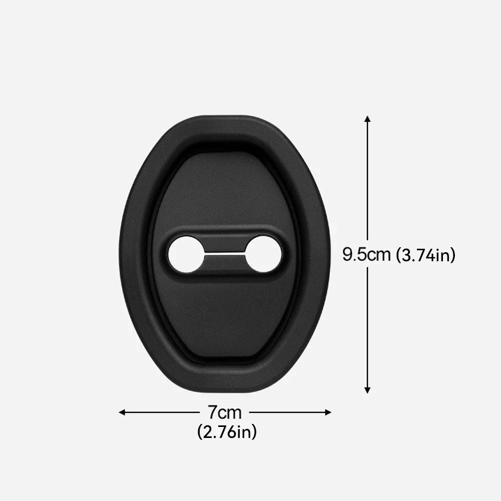 4 stuks universele auto slot beschermhoes demping kussen siliconen deur schokdemper verdikte anti-botsingspad_voghion.com