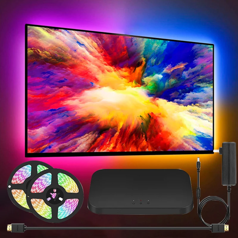 TV PC Sync Ambient Lights USB RGB TV/PC Display Sync LED Strips