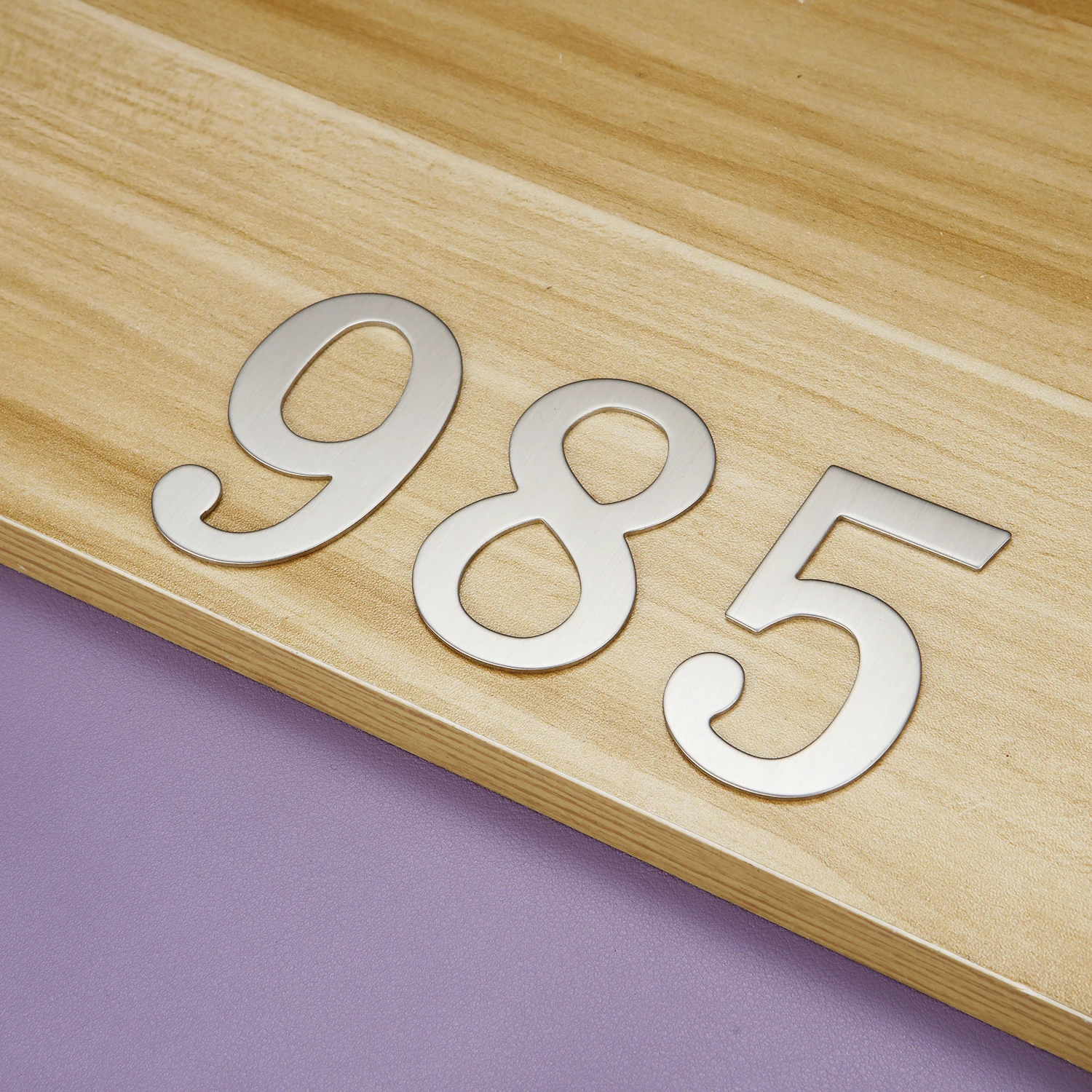 Stainless Steels Door Number 7*4cm House Number Apartment Door Outdoor Hotel Home Mailbox Label house number signs house numbers number plate door signs