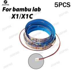 High-End LED Light Strip Kit - 5V, 150cm, 0.3A for Enhanced Illumination (5pcs X1 X1C)