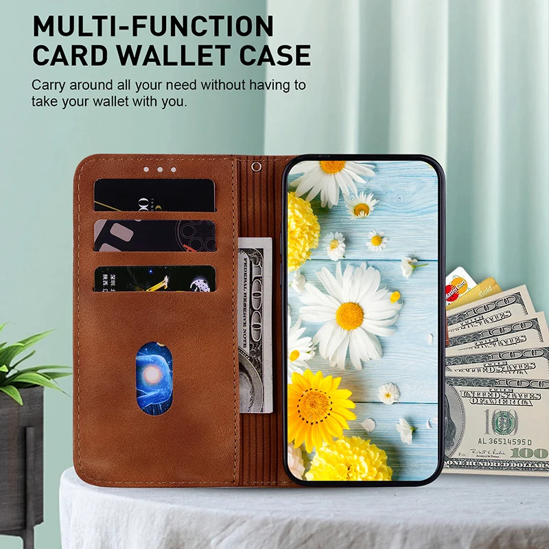 Stand Flip Wallet Case for OPPO Reno 10 9 8 8T 8Z 7z 7 11 Pro Plus 4G 5G 7 Lite Reno 13F 11F 12F 5G Leather Protect Cover — view 5
