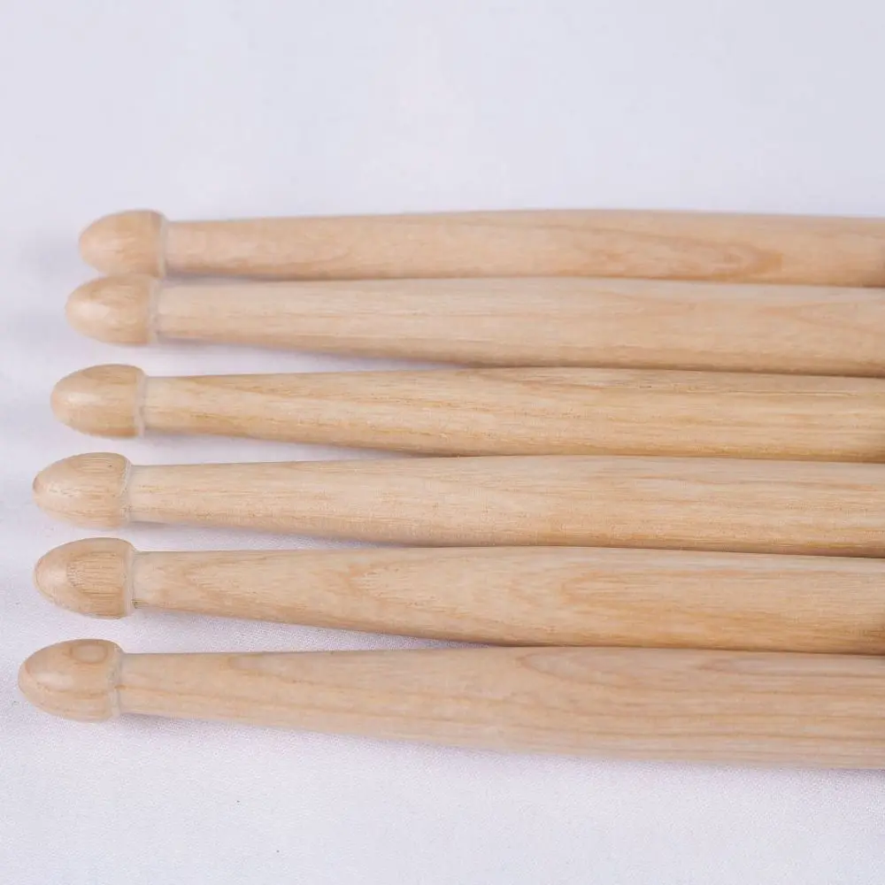 1 Paar 5A/7A Trommelstöcke, klassische Eiche/Walnuss/Ahornholz-Trommelstöcke, professionelles Trommelstock-Instrumentenzubehör, Trommel-Set – Detail 12