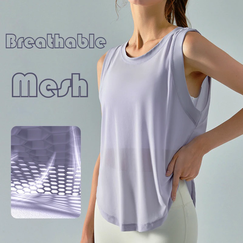 Sports T Shirt Sports Shirt Yoga Top Yoga Shirt Cloud Hide Quick Dry Sports Shirts for Women XL Crop Top Breathable Plus Size Yoga T-Shirt Gym Workout Cover-up Sleeveless Vest