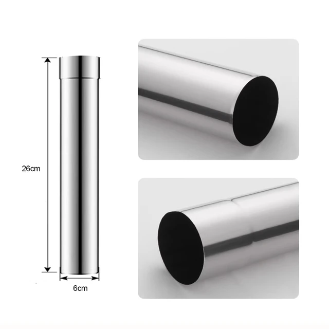 1pc 26/32/36cm Stove Pipe Flue Stainless Steel Chimney Extension Wood Stoves  Camping Stove Chimney Pipes For Picnic Outdoor Tool - AliExpress