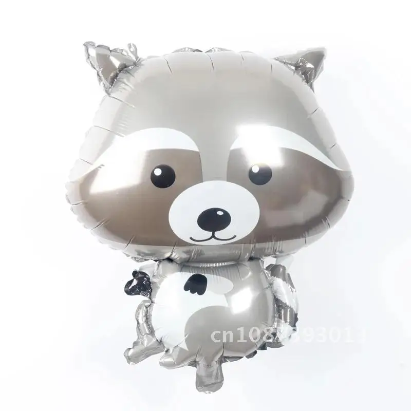 

Animal Cartoon panda Hedgehog fox Squirrel Raccoon Balloons birthday party home decoration kids inflatable toys Baby Shower