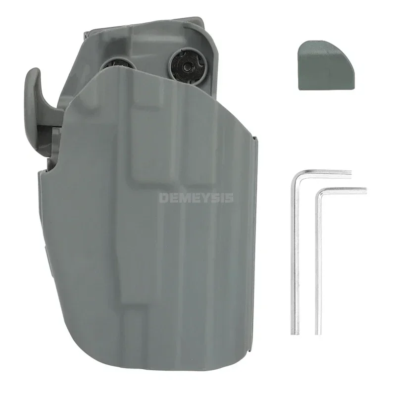 Enhanced Tactical Right Hand Gun Holster for Outdoor Hunting and Shooting