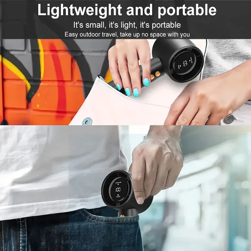 Mini Handheld Fan USB Fast Charging Portable Air Calculating Mute Personal...