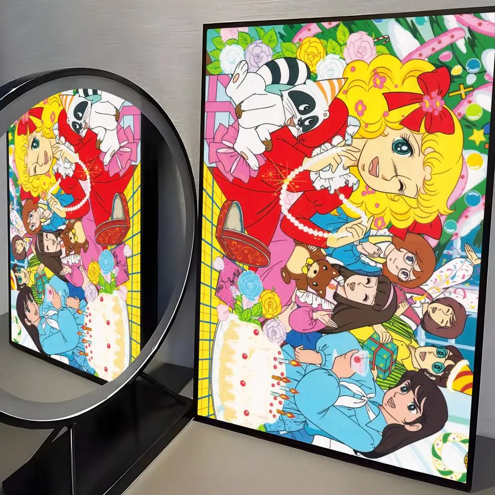Cartoon Mädchen Süßigkeiten Süßigkeiten Mädchen Nette Poster Zimmer Wand Kunst Dekor Wasserdichte Aufkleber Für Home Bar Schlafzimmer Dekoration – Detail 10