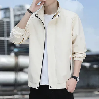 جديد الرجال حجم كبير سستة سترة مضادة للماء بلون مطابقة يندبروف معطف تسلق الجبال ربيع الخريف سترات الموضة 4