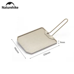 Naturehike Nonstick Frying Pan Outdoor Camping Cookware Camping Equipment Titanium Pot Camping Kitchen Accesorios Mainland China