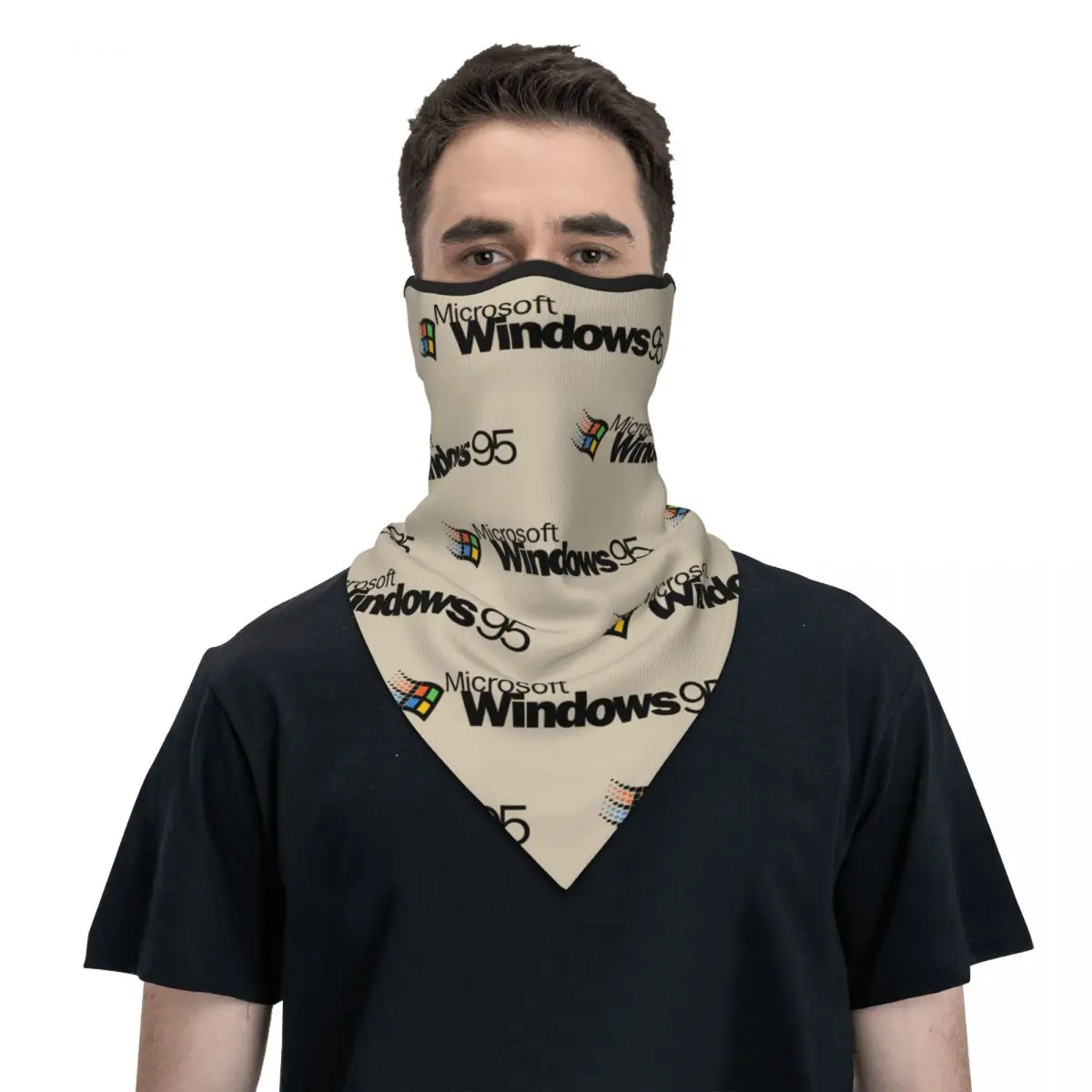 

Классическая Бандана с логотипом Windows, шейный обогреватель для женщин и мужчин, зимний походный лыжный шарф, гетры, маска для лица, чехол, шарф для компьютерной системы