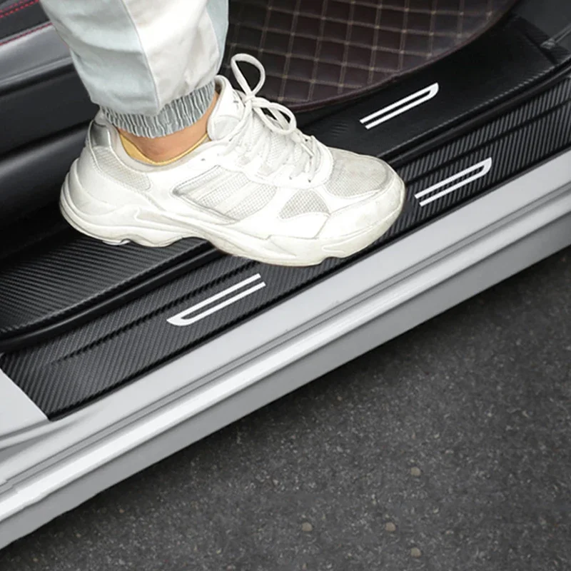 Car Door Trunk Striscia Protettiva Adesivi Decalcomanie Davanzale Pellicola Protettiva Styling Per Ford Mustang Emblem Gt Fiesta Escape Interior