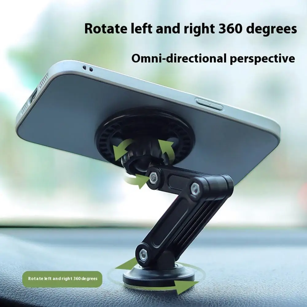 Car Phone Holder For Dashboard Foldable Cell Phone Automobile Cradles Multifunctional Phone