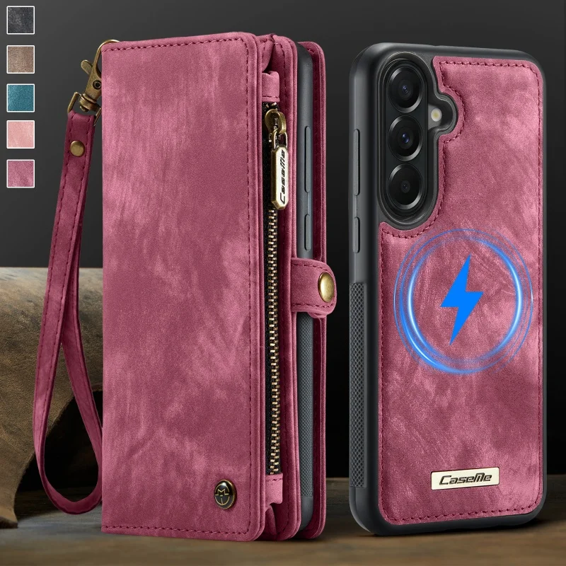 2-in-1 Detachable Leather Wallet Phone Case with Card Holder