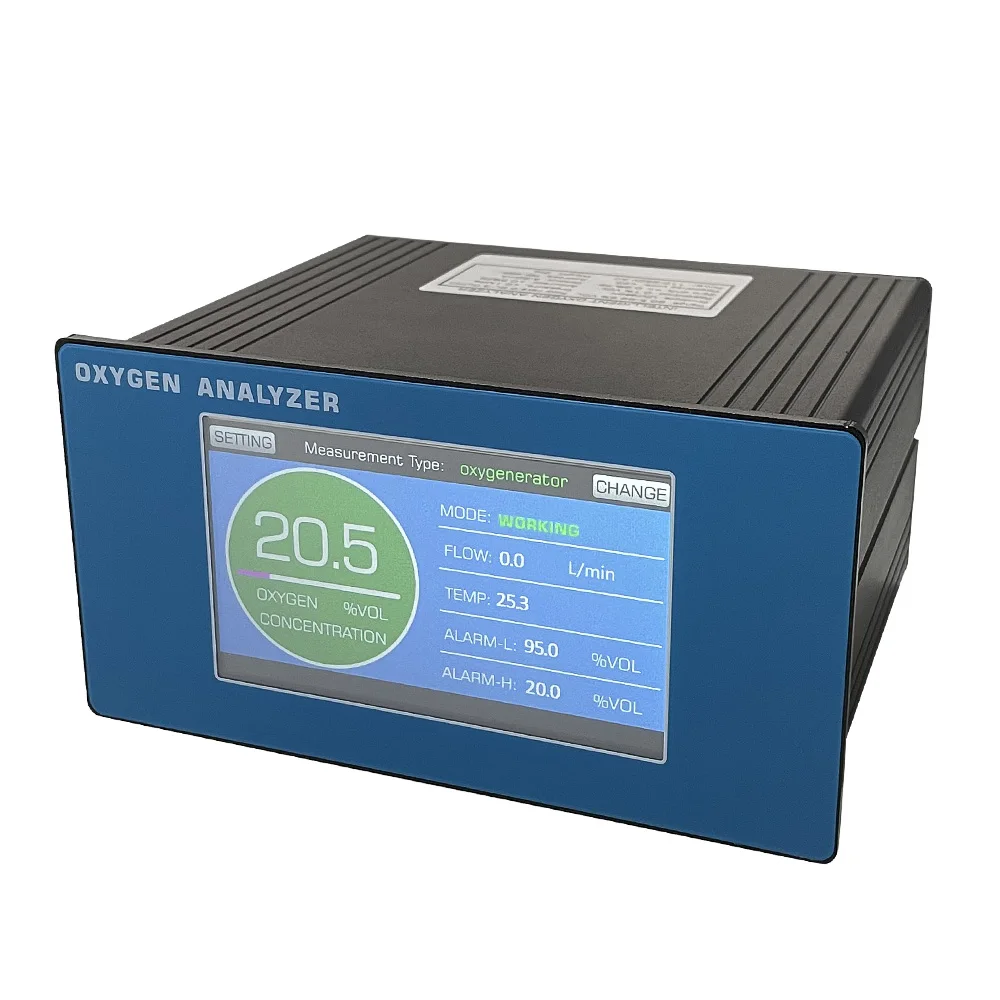 Online Digital Dissolved Oxygen Meter Air Oxygen Gas Meter with Ultrasound Technology