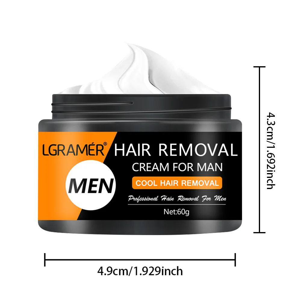 Painless Hair Removal Cream Permanent Hair Remover for Men's  Armpit Legs Arms Hair Growth Inhibitor Depilatory Body Cream 6