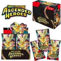 360 cartes Pokémon Prismatic Evolutions PHANTASMAL FLAMES Scarlet Violet 151 Black Bolt Booster Battle Transaction Card en anglais 6