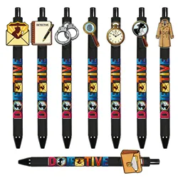 Detective - Themed Exclusive Ballpoint Pen Set (8pcs)