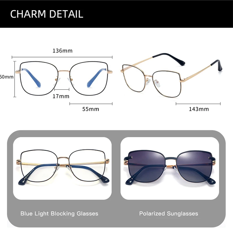 Vintage Metal Sunglasses Frame Women Optical Eyeglasses Frames