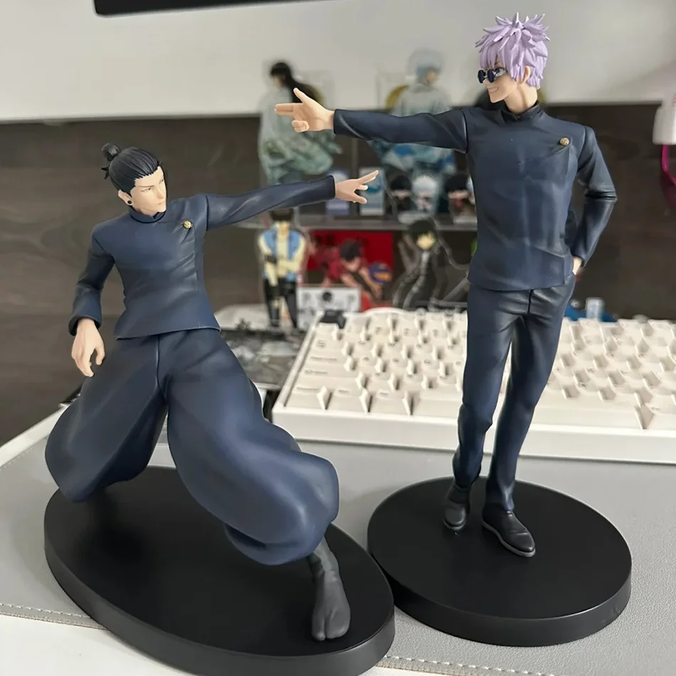 17 cm Japanische Anime Jujutsu Kaisen Figur Gojo Satoru Action Figure PVC Modell Spielzeug Sammeln Statue Stehende Kinder Geschenke – Detail 3