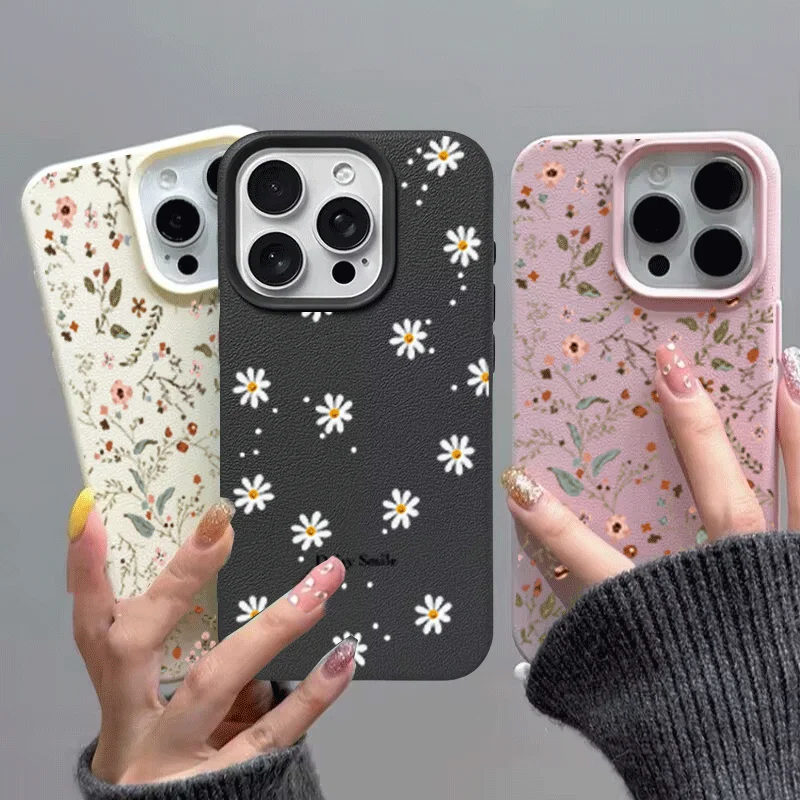 Floral Luxury Phone Case with Flower Design