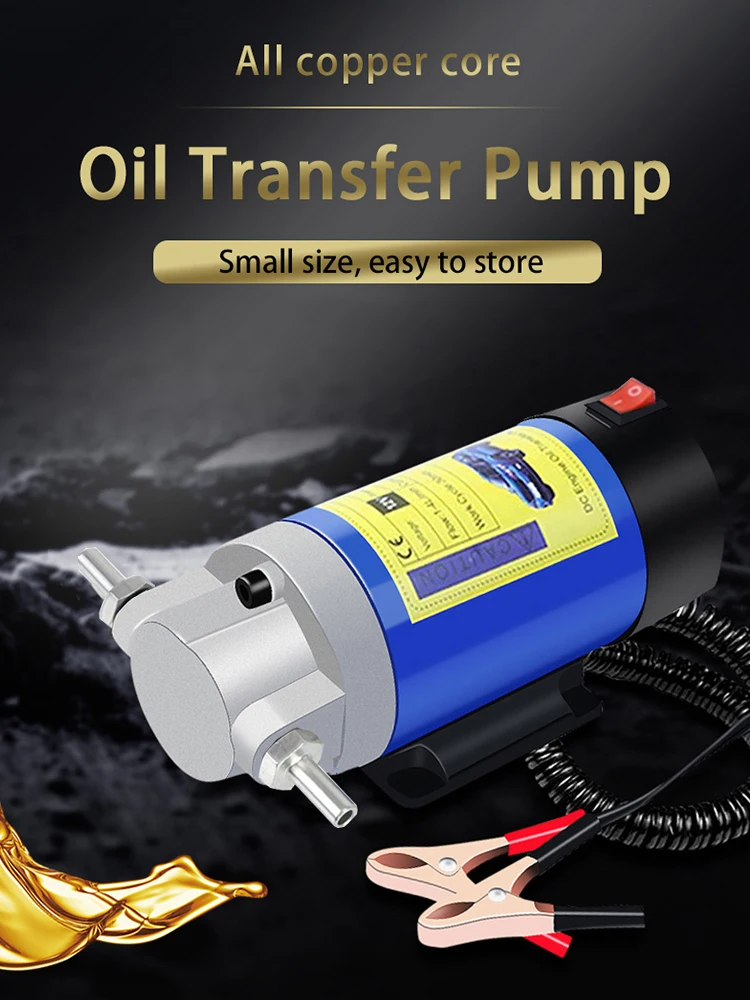 Motor Öl Diesel Extractor Pumpe 12V 1-4L/min Elektrische Einfangen Saug  Transfer Ändern Pumpe Öl