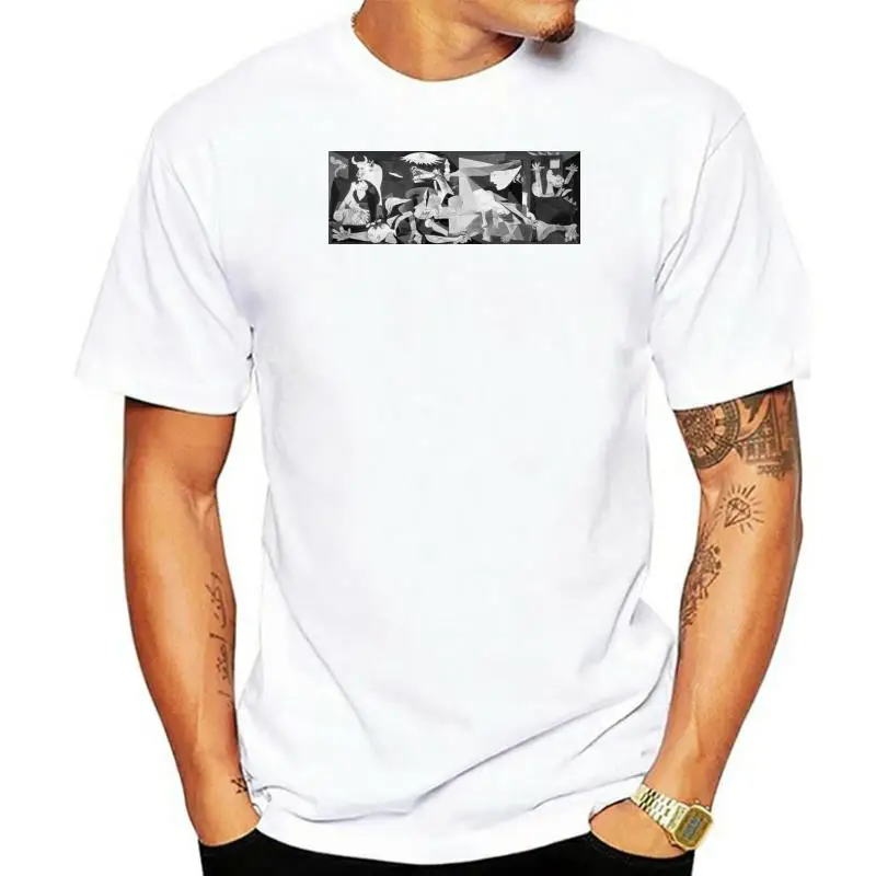 T-Shirt Guernica Pablo Picasso Leonardo Da Vinci Vincent Van Gogh Rembrandt
