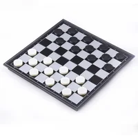 64 Grid International Magnetic Folded Black and White Checkers Students Must Have Desktop Games Educational Toys 1