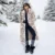 Luxury Maxi Long Leopard Belted Faux Fur Coat Women Winter  Brand Fashion Mob Wife Vibe Fox Fur Jacket Overcoat
