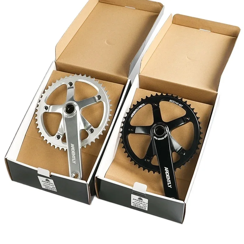 【新品未使用】ARDENTLY クランクセット BCD144 48T 165mm Ardently Aluminum Alloy Crankset Fixed Gear Crank 48T 165mm BCD144