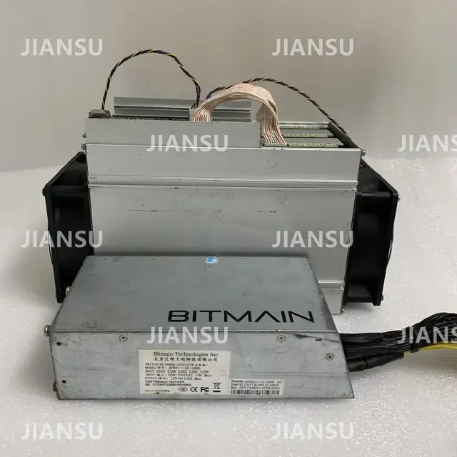 Bitmain Used BTC BCH 7nm Asic Miner AntMiner S9K 14T WITH PSU 6