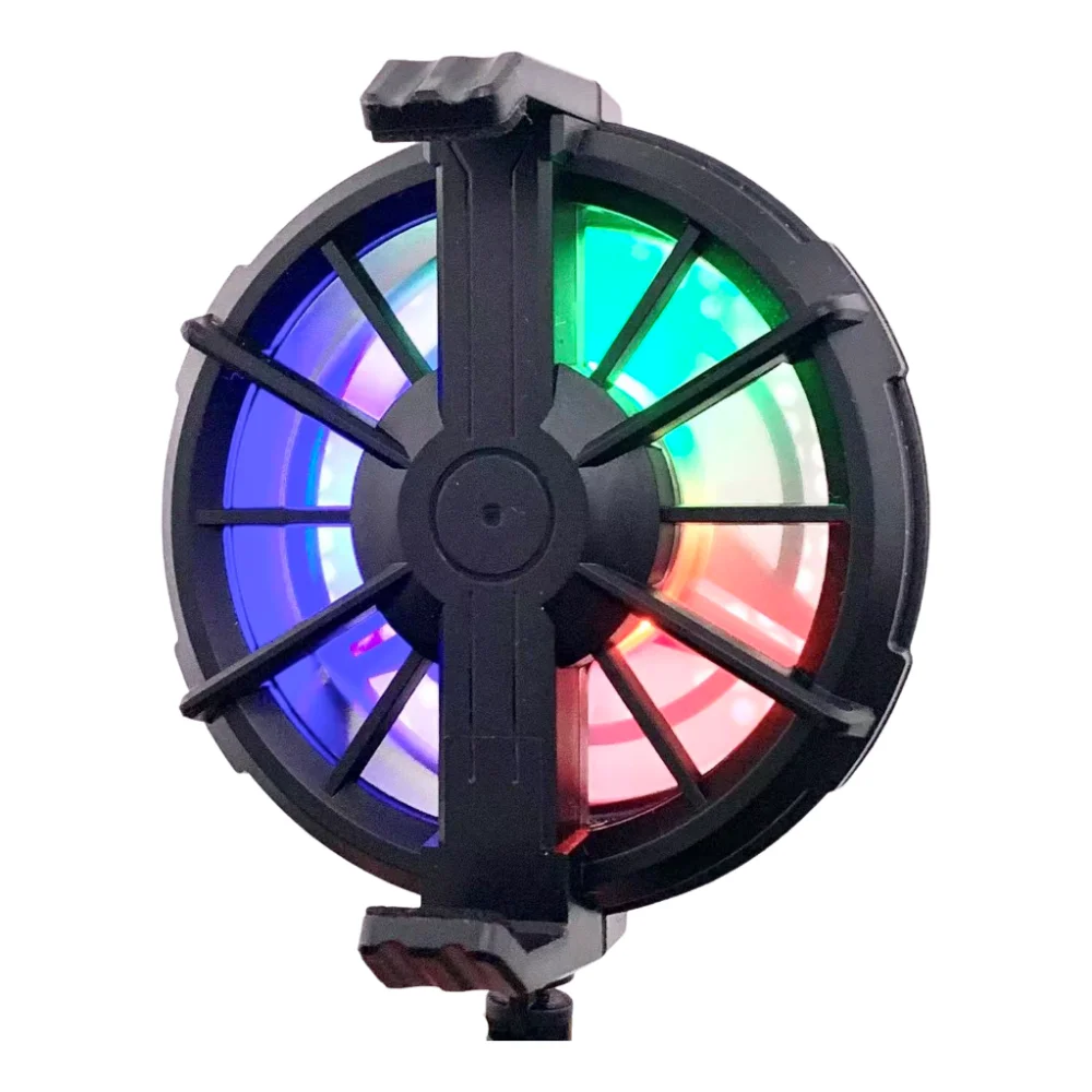 TL11 공랭식 휴대폰 쿨러 강력한 바람 빠른 냉각 RGB 조명 탄성 클립 저소음 조용한 작동 모바일 게임용