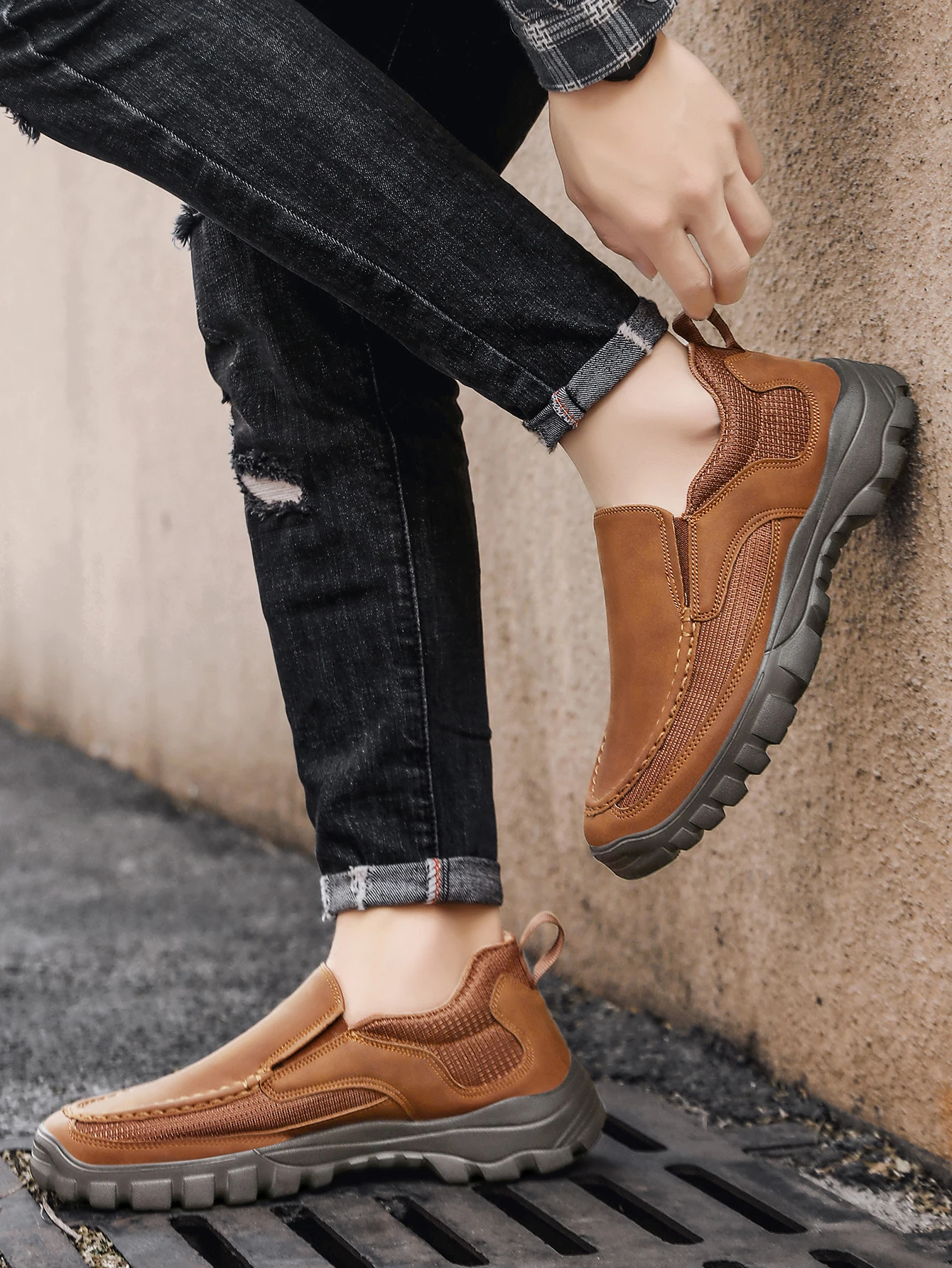 ⏰Last Day! 45% OFF 🔥GARB®Men's Orthopedic Genuine Leather Walking Boots