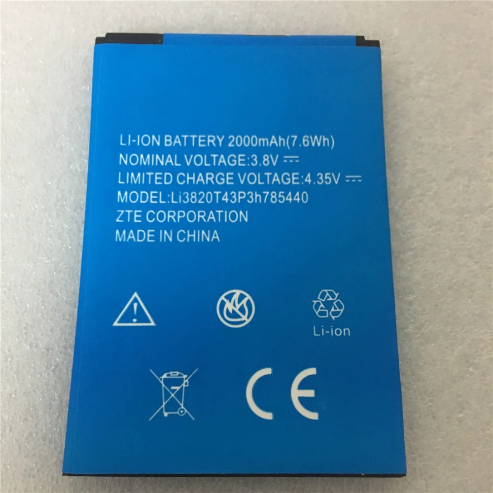 

3.8V 2000mAh Li3820T43P3h785440 For ZTE Blade L370 For ZTE Blade L2 Plus Battery