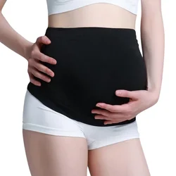Maternity Belly Support Belt - Prenatal Back Brace & Belly Band - XXL (Black)
