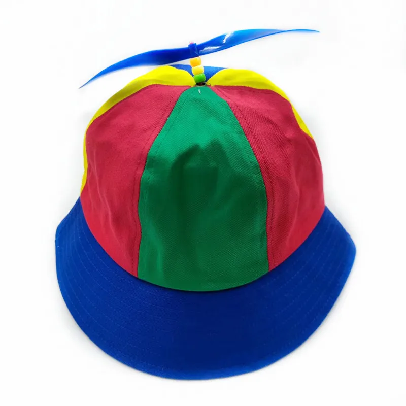 20 Colors Size S&L Men Women Baseball Caps Funny Propeller Rainbow Helicopter Top Hat  Y2K 4