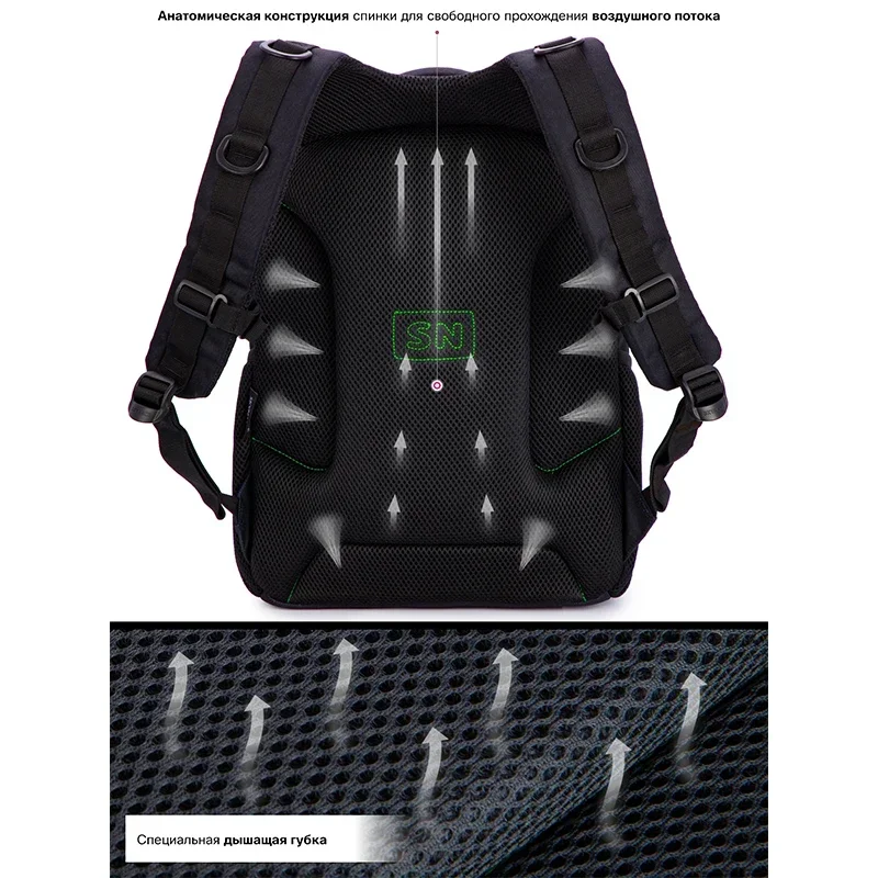 High Quality Skyname School Bag for Boys 3D Orthopedic Waterproof Backpacks Kids USB Charging Multifunctional Bookbag Mochilas 4