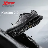 Xtep Kunlun 2.0 Hiking shoes for Men 2025 Spring Anti-slip Wrapping Rebound Cushioning Lightweight Outdoor Sneakers 975119170009