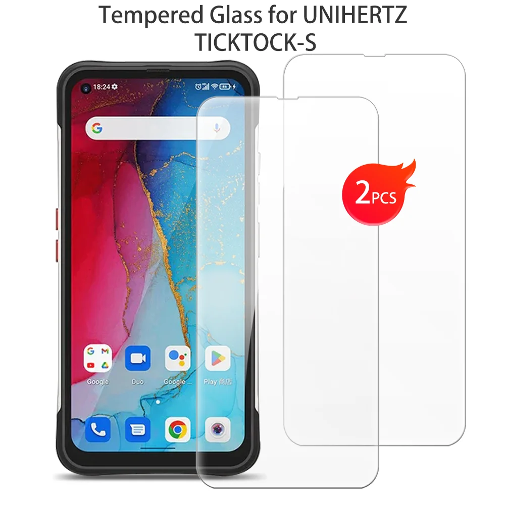 

For Unihertz TickTock-S Tempered Glass Protective ON Unihertz TickTock-S 6.53 Inch Screen Protector Smart Phone Cover Film